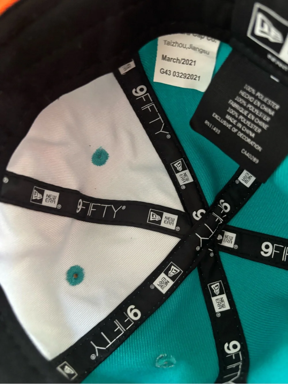 New Era bold teal